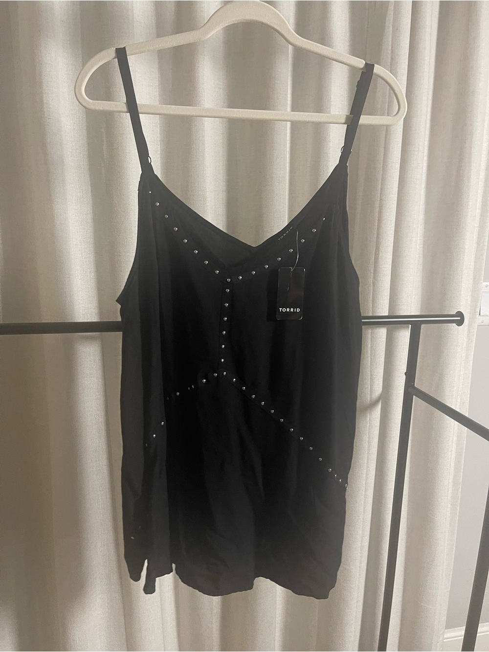 torrid Black Studded Slip Cami